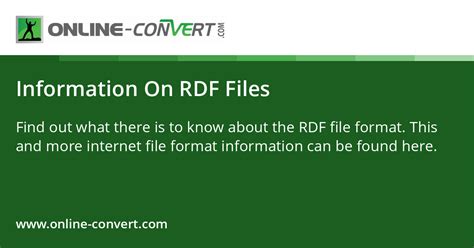 Image result for RDF File Format