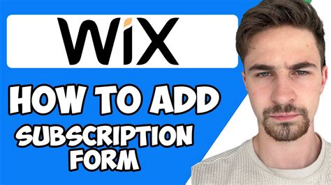 Image result for Wix Subscribe Form