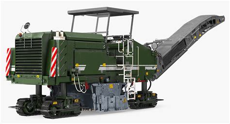 Dirty Asphalt Milling Machine Generic 3D | 3D Molier International