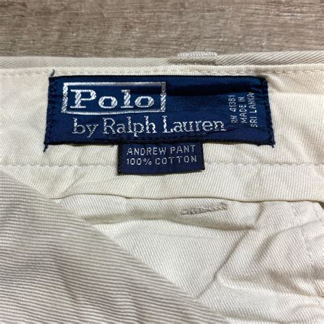 Vintage Polo Ralph Lauren trousers, beige... - Depop