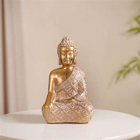 Gold Buddha Statue Online - Premium Decor Object | Nestasia