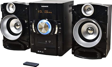 Buy Magnavox MM440 3-Piece CD Shelf System with Digital PLL FM Stereo ...