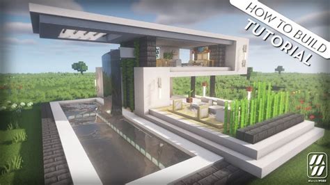 Image result for Minecraft Tutorial House Modern
