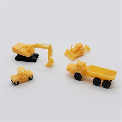Buy Outland Models Railway Miniature Heavy Construction Vehicle Set N ...
