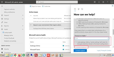 POP3 Basic Auth Disabled in Microsoft 365 - Diadem Technologies ...