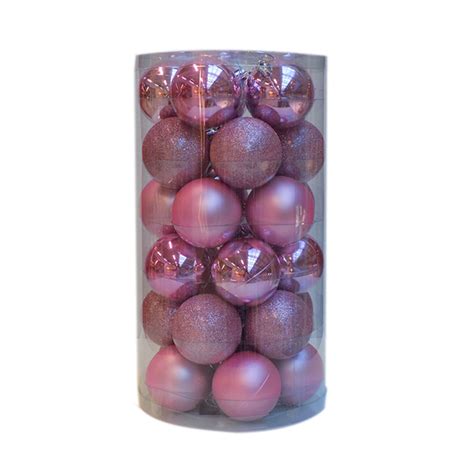 Novogodišnji ukrasi PVC kugle 6cm 30kom 19014 | Volim svoj dom