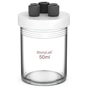 stonylab Single Chamber Electrolytic Cell, Borosilicate Glass Sealed ...