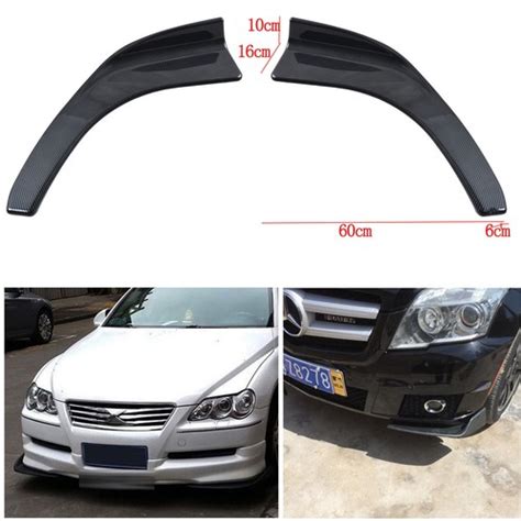 2xWinglet Type Style Carbon Fiber Car Front Bumper India | Ubuy