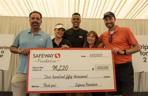 THANK YOU, Safeway Albertsons Foundation, for your incredible $250,000 ...