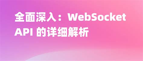 WebSocket API 的图像结果