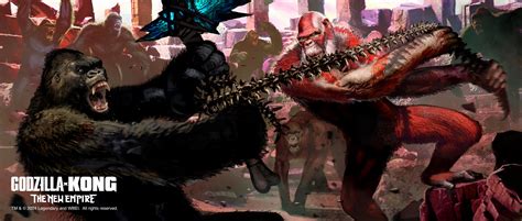 'Godzilla x Kong: The New Empire' Image — Kong Takes on the Skar King