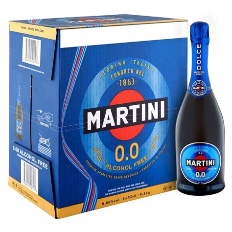 Buy Martini Dolce 0.0 Alcohol Free Sparkling Drink, 6 X 75Cl, Premium ...