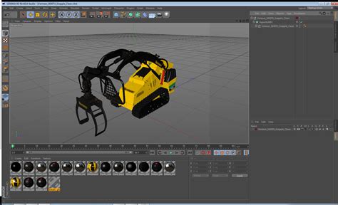3D Vermeer S450TX Grapple Clean model | 3D Molier International