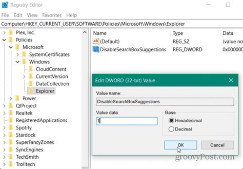 Image result for Disable Web Search