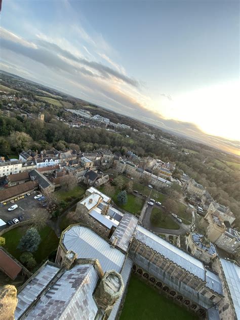 First time in Durham today, the 325 steps to the top of the cathedral ...