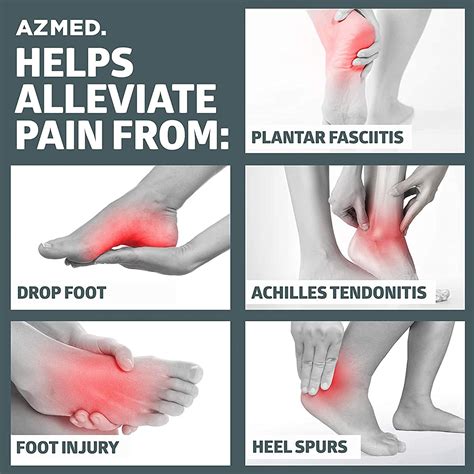 Buy AZMED 2020 Plantar Fasciitis Night Splint [Lightweight & Breathable ...