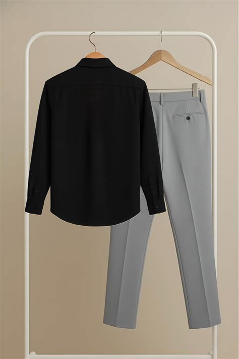 Black – Grey Premium Shirt & Pant Combo (Multi Horse Logo) – Blackship.in
