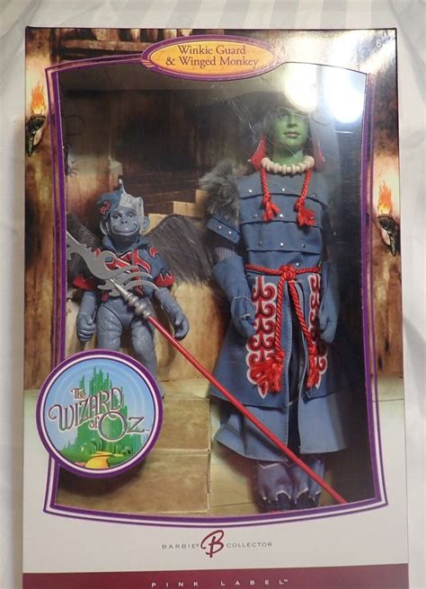 Barbie Ken Doll Wizard of Oz Winkie Guard & Winged Monkey 2006 Pink Label