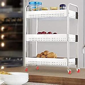 Swadhin Stainless Steel 3 Layer Fruit and Vegetable Stand/Basket ...