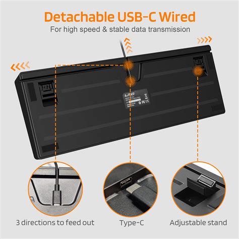 LTC NB1041 Nimbleback Wired Mechanical Keyboard, India | Ubuy