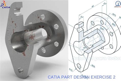 Image result for Sample Part Tutorial CATIA 3D