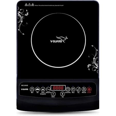 Buy V-Guard VIC-15 2000-Watt Induction Cooktop (Black) Online at Low ...