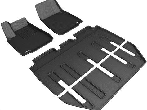 Tesla Model X Premium All-Weather Floor Mats (3D MAXpider)