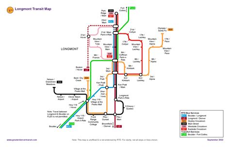 Longmont Transit Map - Greater Denver Transit