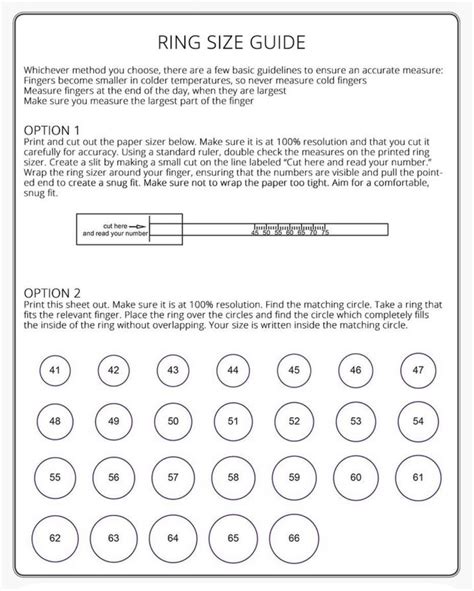 Ring Size - Desert Diamonds Ireland