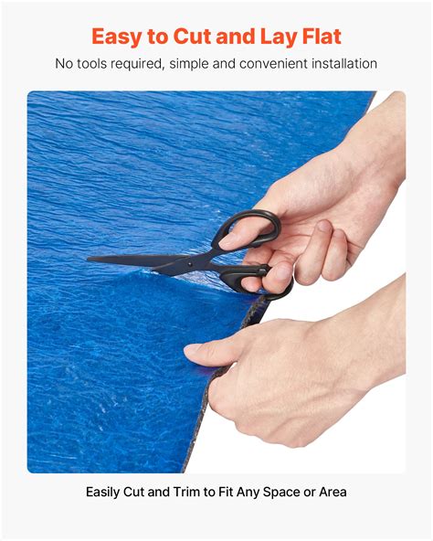 VEVOR Floor Underlayment 400 sq. ft, 3mm Laminate Flooring Padding with ...