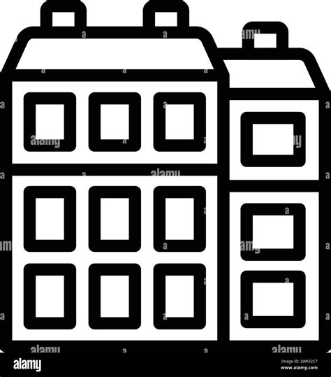 Classical Vienna architecture icon outline vector. Cityscape marvel wonders. Viennese cultural ...