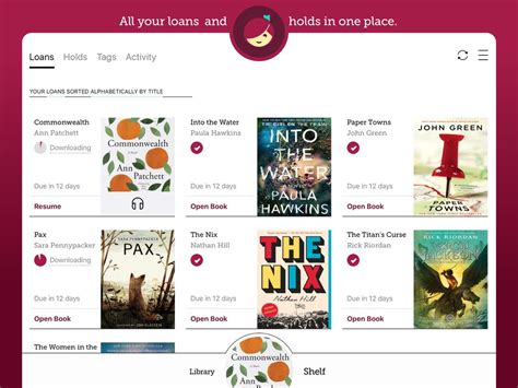 Image result for Libby App Main Screen