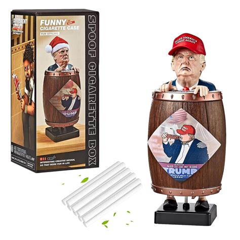2024 Trump Cigarette Dispenser - Funny Cigarette Holder Case Pop Up ...