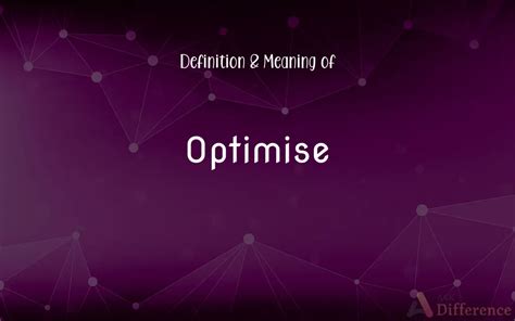Image result for Optimize Definition Dictionary