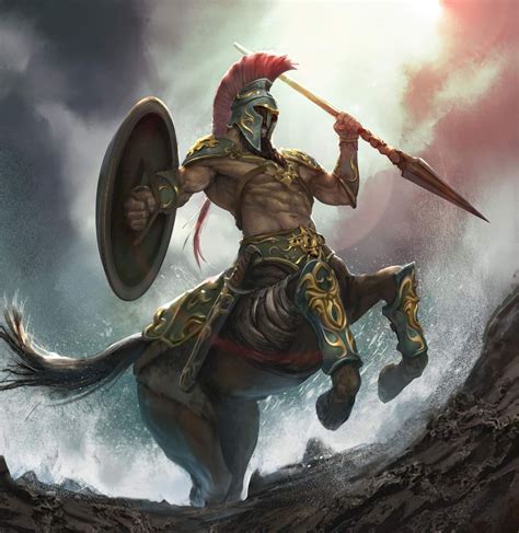 Centaur with armor | Centaur wallpaper, Male centaur oc, Fantasy centaur