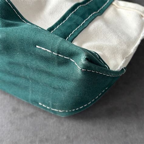 90S L.L. Bean BOAT AND TOTE MINI "Cardinal" | ACROSS THE RIVER