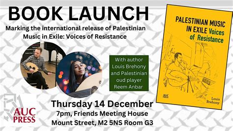 Book launch: Palestinian Music in Exile, Friends' Meeting House ...