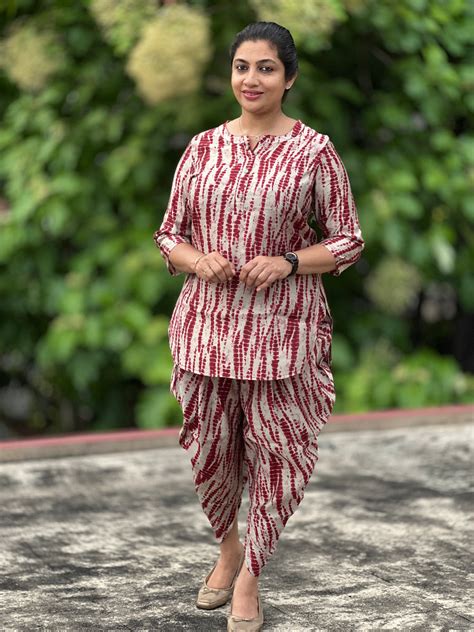 Short Top & Dhoti Pant Co-ord Set | NCF138