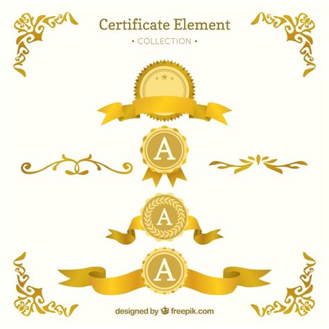 Certificate ribbon Vectors - Download Free High-Quality Vectors from ...