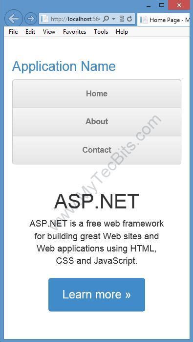 Image result for Bootstrap MVC 5 Tutorial