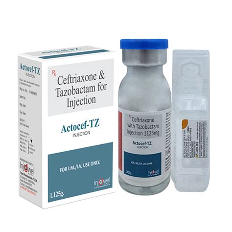 ACTOCEF-TZ 1.125 Injection FITWEL PHARMACEUTICALS PVT. LTD.