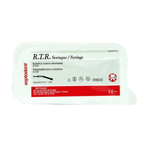 Septodont R.T.R Syringe Dental Bone Graft Material – Dental Prod