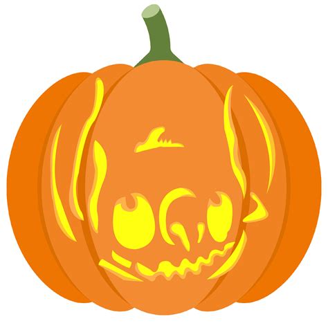 Stitch Pumpkin Carving Stencil Printable - Printable Stencils