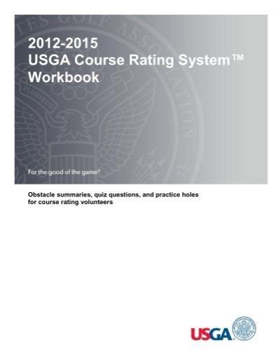Image result for USGA Course Rating Guide