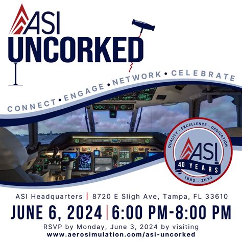 Aero Simulation, Inc. on LinkedIn: #asiuncorked #networking #aerosimulation