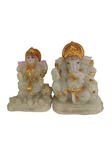 Buy Night Glowing Laxmi Ganesh Radium Idol Online at Low Prices in ...