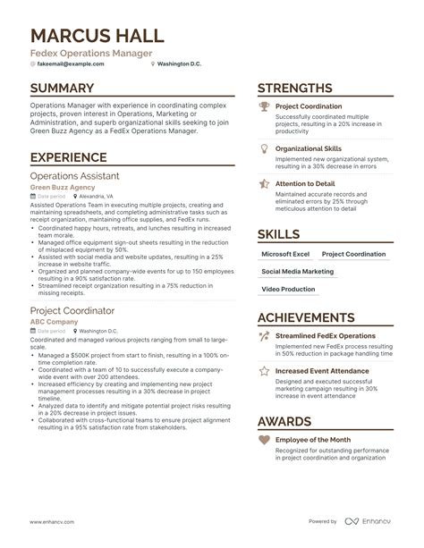 FedEx Operations Manager 的图像结果