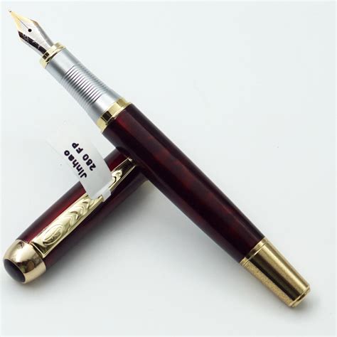 Jinhao 250 Glossy Merrown With Black Marble Design Body With 5.5 Fine ...