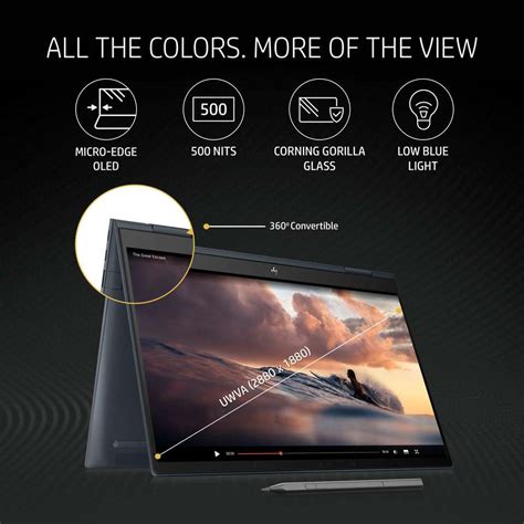 HP Envy x360 Creator OLED Eyesafe Evo Intel Core i5 12th Gen 1230U ...
