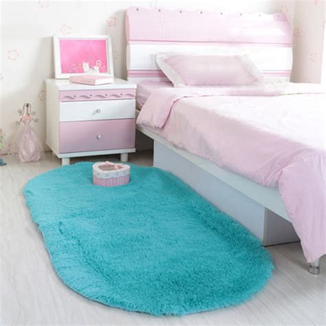 TAKTUK Door Mat Room Decor Soft Oval Memory Foam Bath Bathroom Bedroom ...